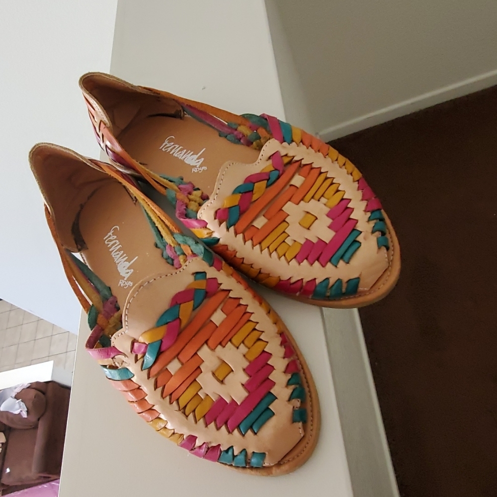 Sz 11 leather mexican sandal